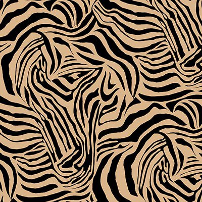 Black and brown zebra stripes