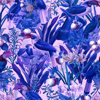 Purple Jungle by Imrikstudio